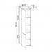 Burgbad Lin20 Hochschrank (HSPD040) PG1 Melamin
