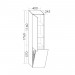 Burgbad Lin20 Hochschrank (HSPG040) PG1 Melamin