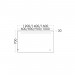 BB Leuchtspiegel (SIIX100) Lin20, 30x1000x700, Melamin