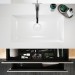 Burgbad Lin20 Mineralguss-Waschtisch inkl. Waschtischunterschrank 082 (SGHT082) PG1 Melamin