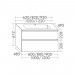 Burgbad Lin20 Mineralguss-Waschtisch inkl. Waschtischunterschrank 092 (SGHT092) PG1 Melamin