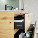 Burgbad Lin20 Mineralguss-Waschtisch inkl. Waschtischunterschrank 122 (SGHT122) PG1 Melamin