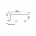 Burgbad Lin20 Mineralguss-Waschtisch inkl. Waschtischunterschrank 122 (SGVZ122) PG3 Mehrfachlackierung HGL