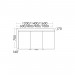 Burgbad Lin20 Spiegelschrank 140 (SPQL140) PG2 Acrylfront/Mehrfachlackierung Matt