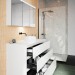 Burgbad Lin20 Waschtischunterschrank 120 (WXOE120) PG2 Acrylfront/Mehrfachlackierung Matt