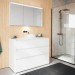 Burgbad Lin20 Waschtischunterschrank 120 (WXOE120) PG3 Mehrfachlackierung HGL