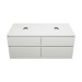 Burgbad Lin20 Waschtischunterschrank 140 (SGRC140) PG1 Melamin