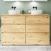 Burgbad Lin20 Waschtischunterschrank 140 (SGRD140) PG1 Melamin