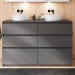 Burgbad Lin20 Waschtischunterschrank 140 (SGRD140) PG2 Acrylfront/Mehrfachlackierung Matt