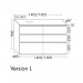 Burgbad Lin20 Waschtischunterschrank 160 (SGIG160) PG1 Melamin