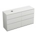 Burgbad Lin20 Waschtischunterschrank 160 (SGIG160) PG2 Acrylfront/Mehrfachlackierung Matt