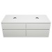 Burgbad Lin20 Waschtischunterschrank 160 (SGRC160) PG2 Acrylfront/Mehrfachlackierung Matt