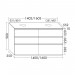 Burgbad Lin20 Waschtischunterschrank 160 (SGRD160) PG1 Melamin