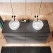 Burgbad Lin20 Waschtischunterschrank 160 (SGRD160) PG2 Acrylfront/Mehrfachlackierung Matt