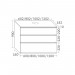 Burgbad Lin20 Waschtischunterschrank 80 (WXOE080) PG2 Acrylfront/Mehrfachlackierung Matt