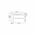 Burgbad Orell Mineralguss-Waschtisch+Unterschrank 930 PG2  
