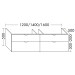 Burgbad rc40 System Waschtischunterschrank passend zu Konsolenplatten 160 (WWRW160) PG1