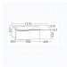 Burgbad Sinea 2.0 Mineralguss-Waschtisch inkl. Waschtischunterschrank mit LED-Griffleistenbeleuchtung 1310 (SFHL131) PG2