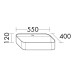 BB MG-Aufs.-Beck (MWIO055) Sys30, 400x550x120, Alpinweiss