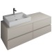 Burgbad Waschtischunterschrank passend zu Grohe Cube(WWGU140)PG2