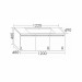 Burgbad Bel Glas-Waschtisch + Unterschrank 1220 PG1  