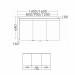 Burgbad Sinea/Selection Spiegelschrank 1400 PG1 inkl. horizontaler Aufsatzleuchte und Waschtischbeleuchtung