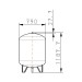 Contra-Flex 400/2,5 Membranausdehnungsgefäß, Heizung