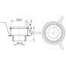 DALLMER Brandschutz-Rohbauelement 4, DN 100