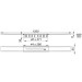 DALLMER Duschrinne CeraFloor Select anthrazit matt, 1200 mm