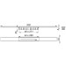 DALLMER Duschrinne CeraFloor Select anthrazit matt, 900 mm