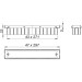 DALLMER Duschrinne CeraFrame Individual, 300 x 50 mm