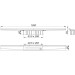 DALLMER Duschrinne CeraWall Pure, 1000 mm