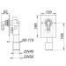 DALLMER Wandeinbau-Waschgeräte-Siphon HL 400, DN 40/DN 50