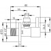 Design-Eckventil Messing verchromt 1/2" x 10 mm rund, mit Wandrosette