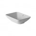 Duravit Aufsatzbecken Me by Starck Bacino 550 mm rechteckig, mit Überlauf, weiß