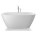 DU Badewanne D-Neo 1600x750mm, freist. m.nahtl. Verkleidung, ohne Überlauf