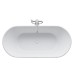 DU Badewanne D-Neo 1600x750mm, freist. m.nahtl. Verkleidung, ohne Überlauf