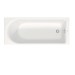 DU Badewanne D-Neo 1700x700mm, weiß, Einbauversion, 1 Rückenschräge