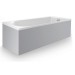 DU Badewanne D-Neo 1700x750mm, weiß, Einbauversion, 1 Rückenschräge