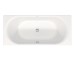 DU Badewanne D-Neo 1800x800mm, weiß, Einbauversion, 2 Rückenschrägen