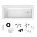 Duravit D-Code 2.0 Badewanne 1600x700mm Einbauversion Innentiefe 450mm reduzierte Randhöhe von 25mm Weiß 700669000000000