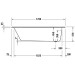 Duravit D-Code 2.0 Badewanne 1700x700mm Einbauversion Innentiefe 450mm reduzierte Randhöhe von 25mm Weiß 700670000000000