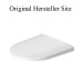 Duravit D-Neo wandhängendes Tiefspül-WC Compact rimless, weiß 2588090000