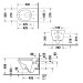 Duravit D-Neo wandhängendes Tiefspül-WC rimless, Wondergliss, weiß 25770900001