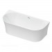 DU DuraSenja Badewanne,Oval,1500x750x585mm,Vw.,ws,Acr