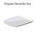 Duravit Durastyle rimless wandhängendes Tiefspül-WC mit WonderGliss-Beschichtung 25510900001