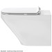 DU WC-Sitz DuraStyle mit SoftClose Scharniere edelstahl, weiß