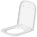 DU WC-Sitz Happy D.2 mit SoftClose Scharniere edelstahl, weiß