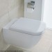 DU WC-Sitz Happy D.2 mit SoftClose Scharniere edelstahl, weiß