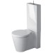 DU Stand-WC Kombi Starck 1 640 mm Tiefspüler, f.SPK, Abg.Vario, weiß